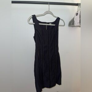 RAG & BONE Denim Mini Dress, Black/Dark Blue